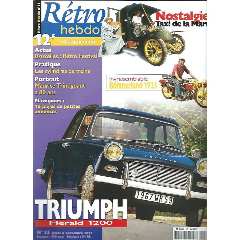 Retro Hebdo N° 35 Retro Hebdo N° 35