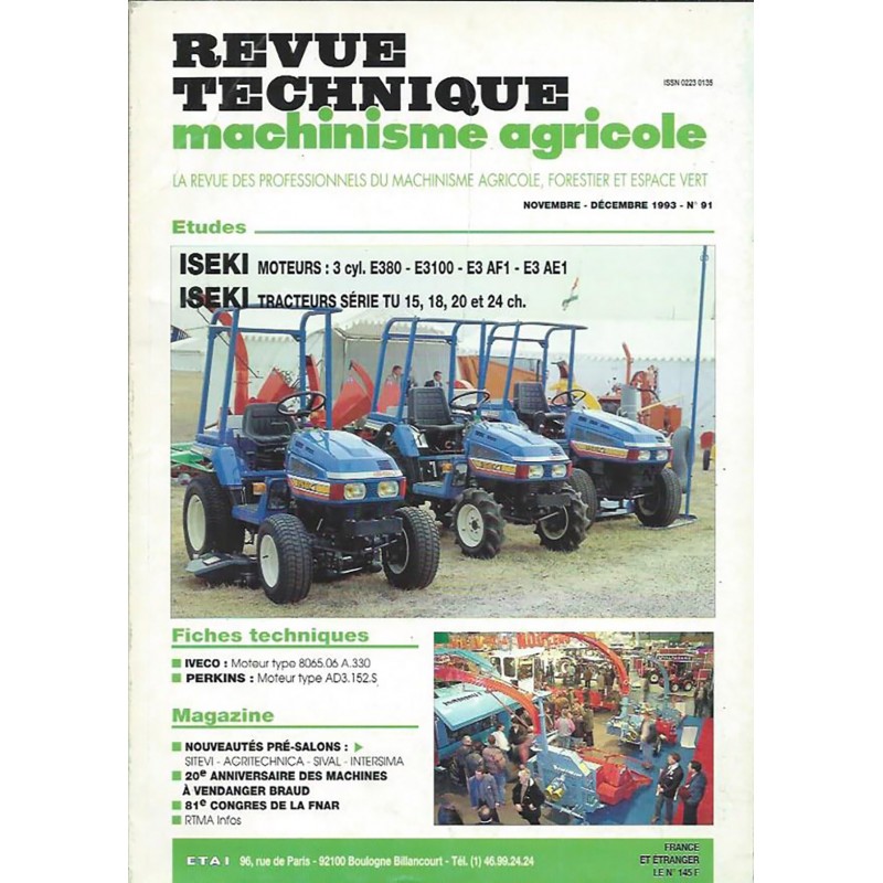 Revue Technique Serie TU Revue Technique Serie TU
