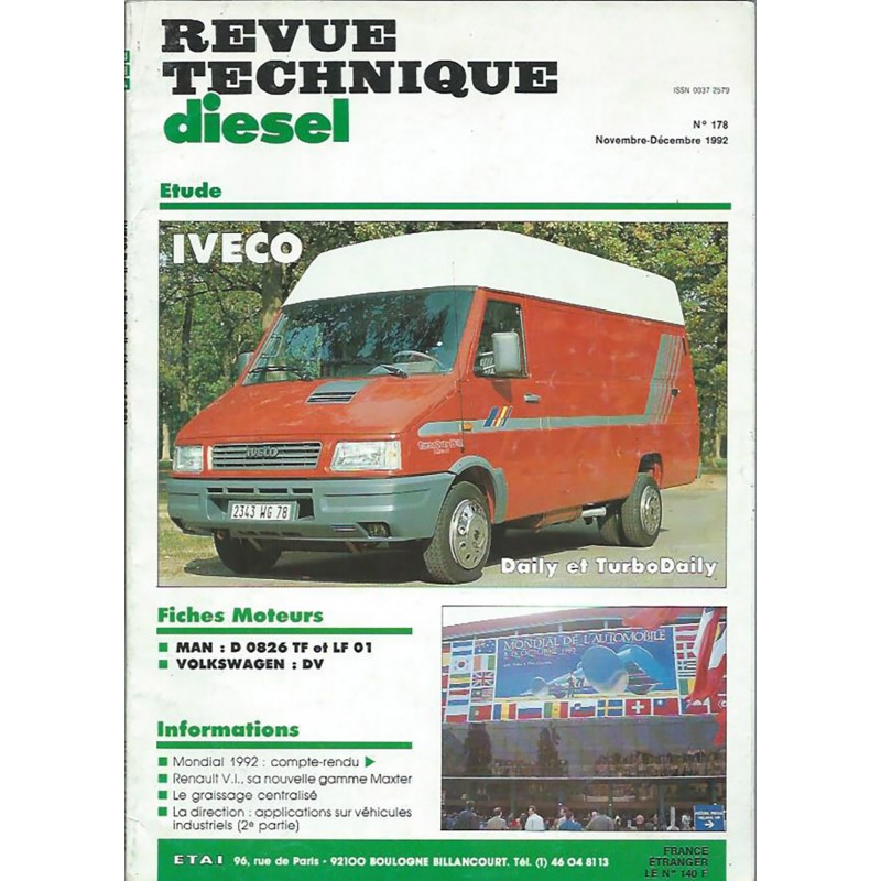Revue Technique 1992 Revue Technique 1992