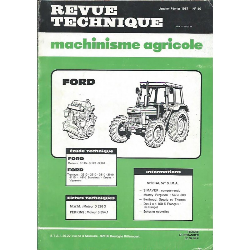 Revue Technique 2610  à  4610