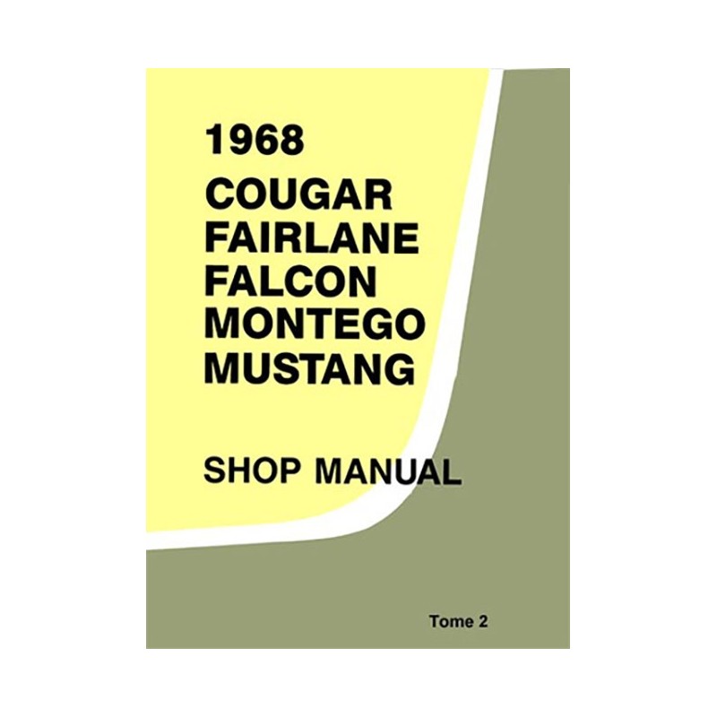 Manuel Reparation 1968 Tome 2