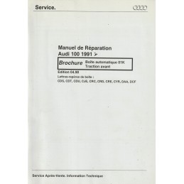 Manuel Reparation BV Auto 01K