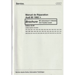 Manuel Reparation BV Meca 012