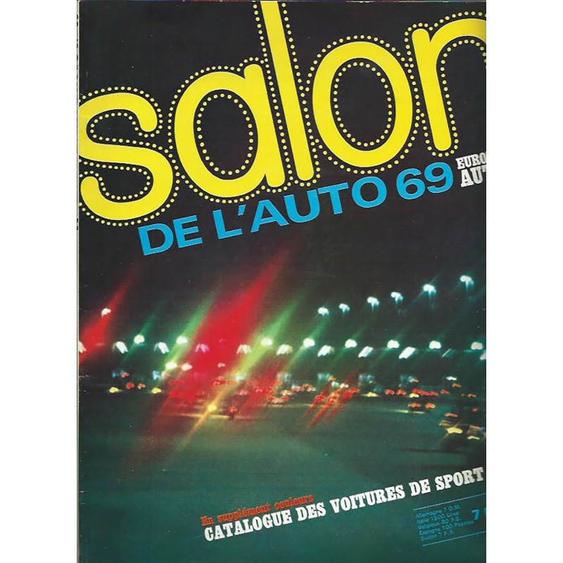 N° Salon Europe Auto 1969 N° Salon Europe Auto 1969
