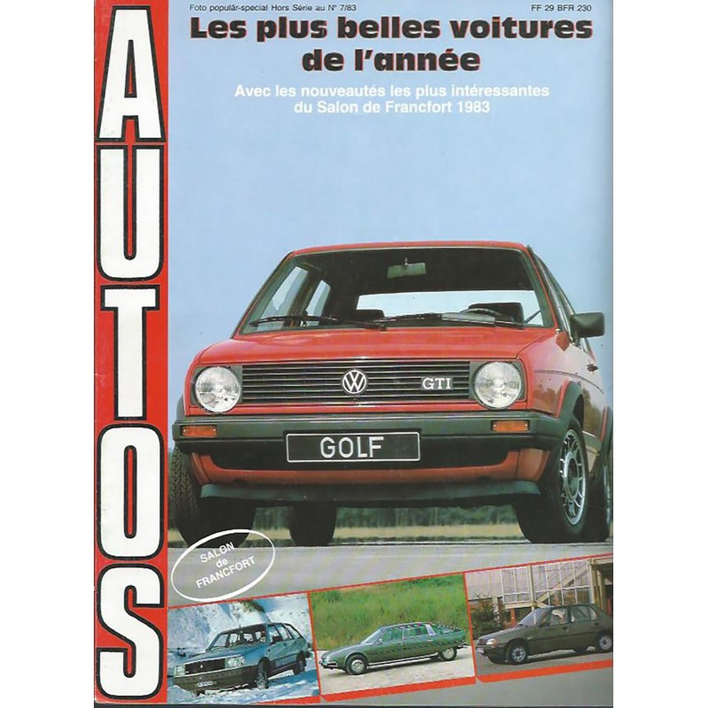 N° Salon Francfort 1983 N° Salon Francfort 1983