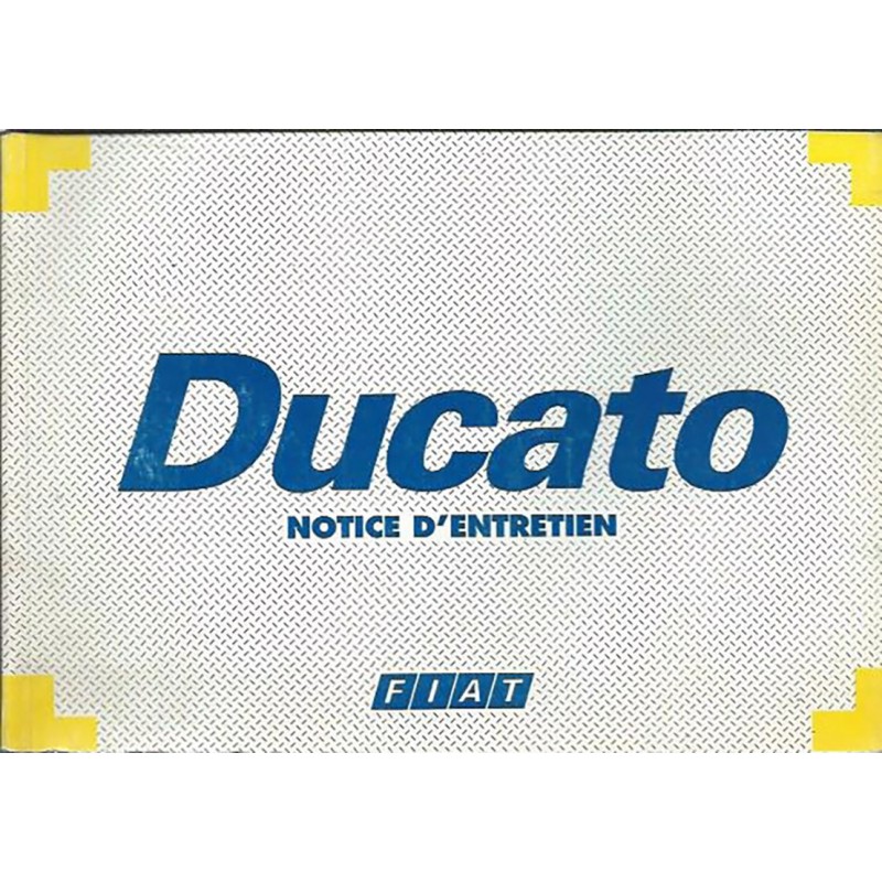 Notice d' Entretien 2000 Notice d' Entretien 2000
