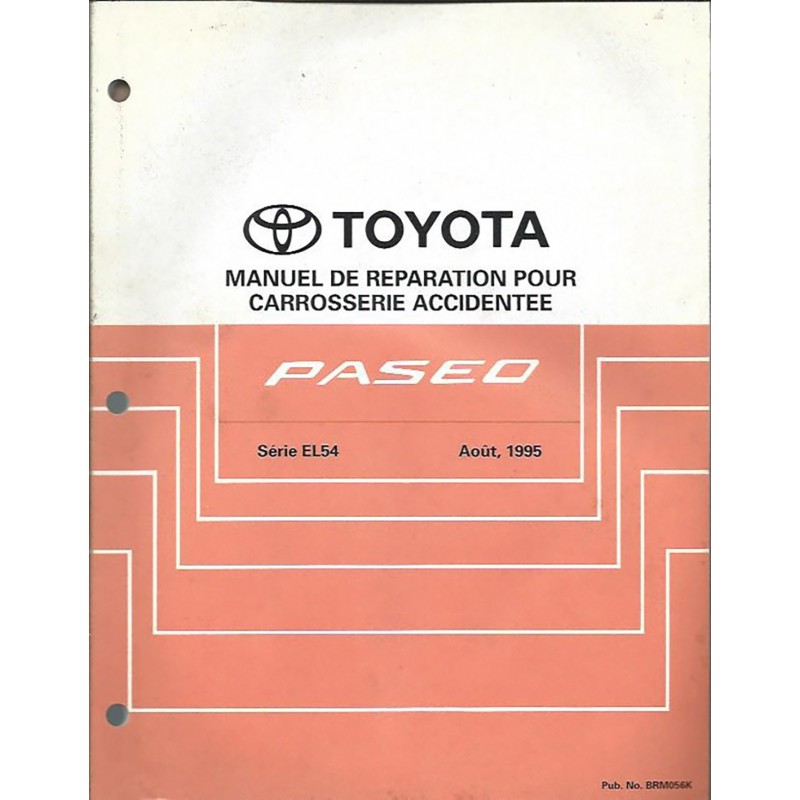 Manuel Atelier Carrosserie 1995