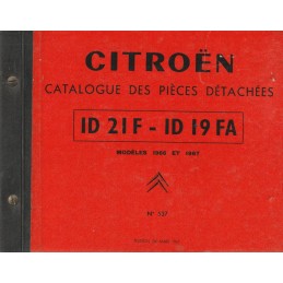 Catalogue de Pieces 1966/1967