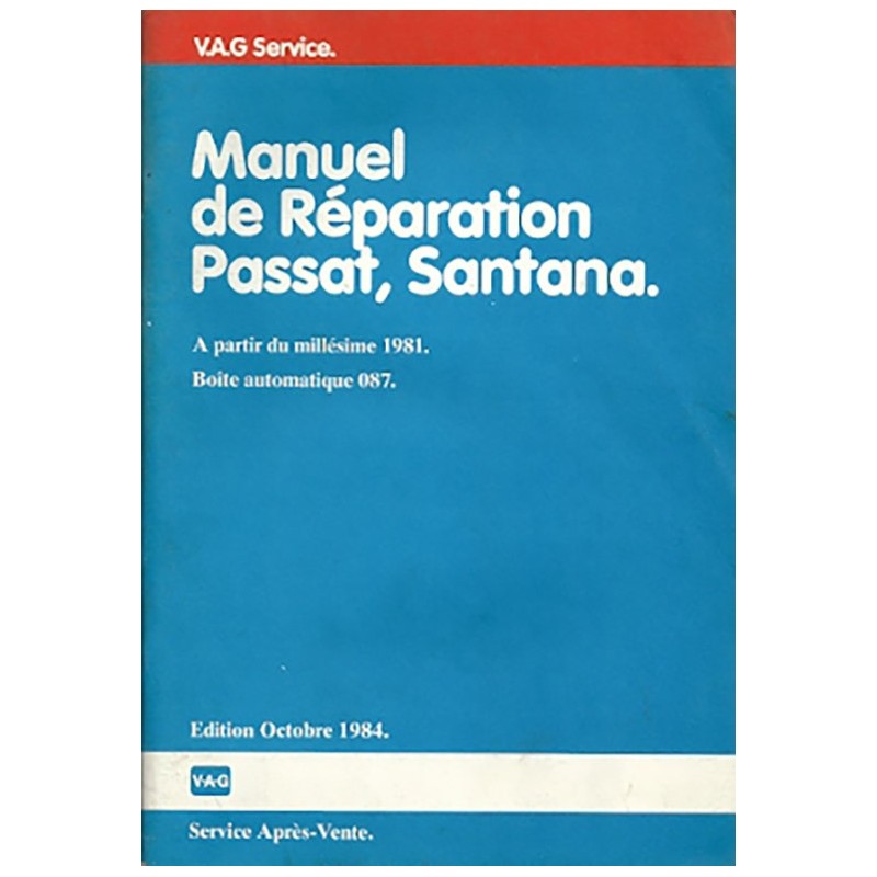 Manuel Reparation BV Auto 087