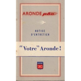 Notice d' Entretien  1958