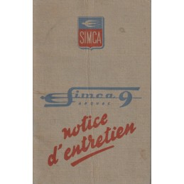 Notice d' Entretien 1951 /...