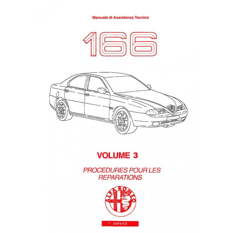 Manuel De Reparation Tome 3 ALFA 166 De Alfa Rom o