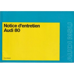 Notice d' Entretien  1974
