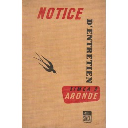 Notice d' Entretien  1953 /...