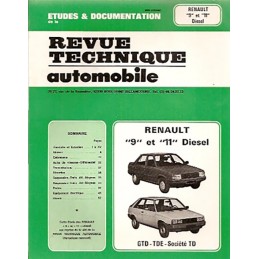 Revue Technique R 9 / R 11 Diesel