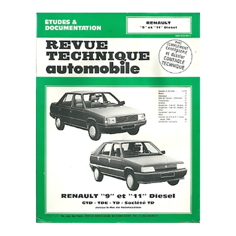 Revue Technique R 9 / R 11 Diesel Revue Technique R 9 / R 11 Diesel