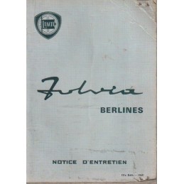 Notice d' Entretien 1969