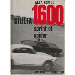 Notice Entretien Giulia 1963