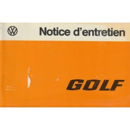 Notice d' Entretien 1977