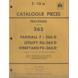 Catalogue Pieces Detachées