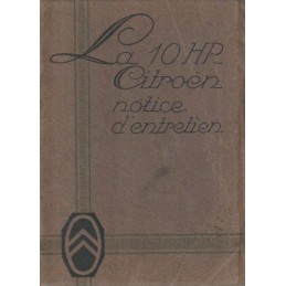 Notice d' Entretien  10 HP