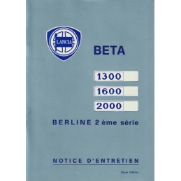Notice Entretien Berline 1979