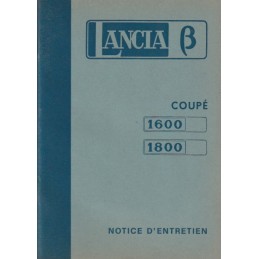 Notice Entretien Coupé 1974