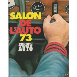 N° Salon Europe Auto 1973