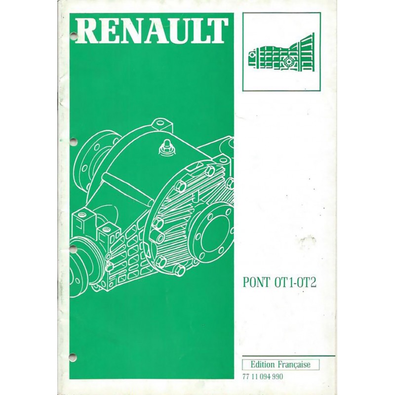 Manuel Reparation Pont OT1/OT2 Manuel Reparation Pont OT1/OT2