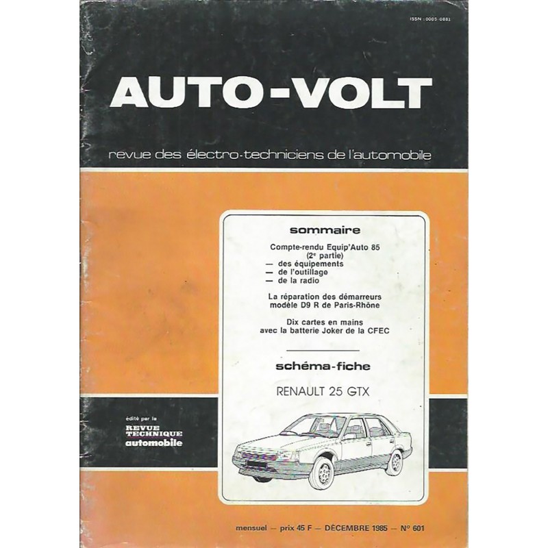 Revue Technique  Auto Volt