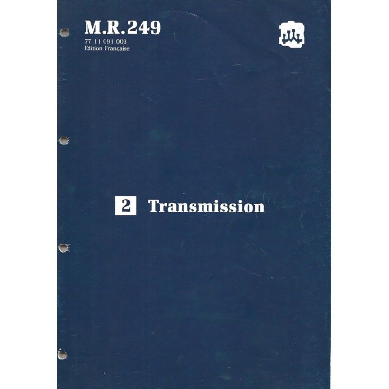 Manuel Reparation Transmission