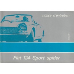 Notice d' Entretien  1973