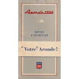 Notice d' Entretien  1956