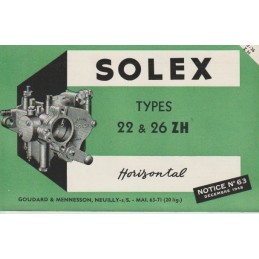 Carburateur Type 22 & 26 ZH