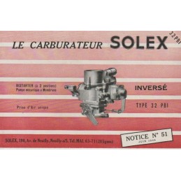 Carburateur Type 32 PBI