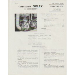 Fiche Technique Solex 26 ZAKV