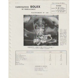 Fiche Technique Solex 30 AKV