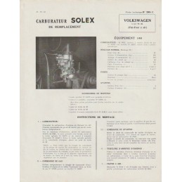 Fiche Technique Solex 32 PBIC
