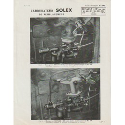 Fiche Technique Solex 26 VAFG