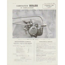 Fiche Technique Solex 26 AHD