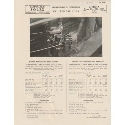 Fiche Technique C6 Solex 35...