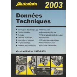 Données Technique 2003