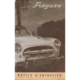 Notice d' Entretien 1956