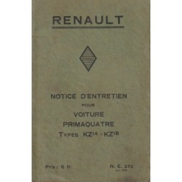 Notice d' Entretien KZ 14 /...