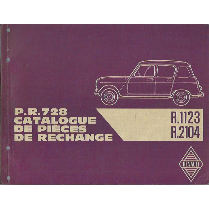 Catalogue de Pieces 1964