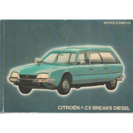 Notice d' Entretien CX...