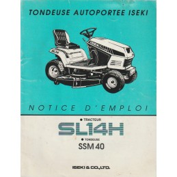 Notice Entretien SL14H