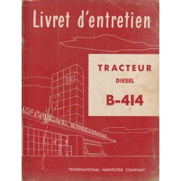 Livret Entretien B-414 Diesel
