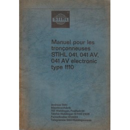 Livret Entretien 041 / 041 AV