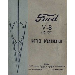 Notice d' Entretien  Ford...